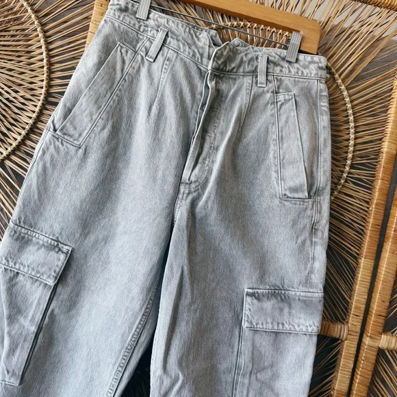 Citizens of Humanity Surplus NWT Gema Pant- White Sage SZ 28 Barrel Jeans - Picture 2 of 12